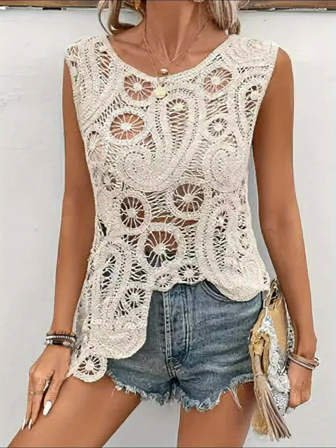 Elegant Sleeveless Knit Vest