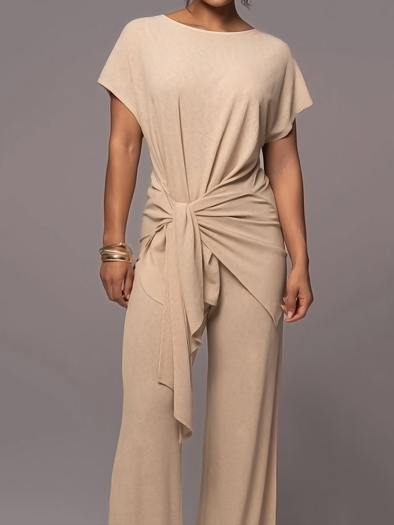 Elegant High Elastic Two-Piece Set