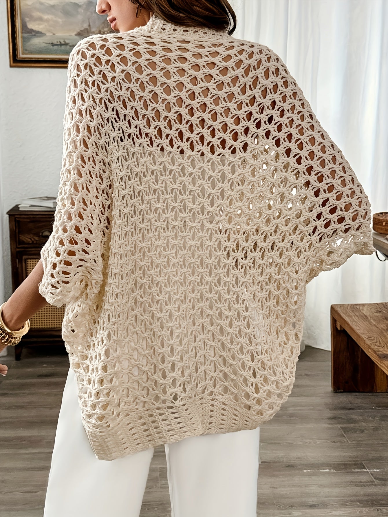 Women's Elegant Open Cardigan, Sexy and Stylish - Nian Nian Selection