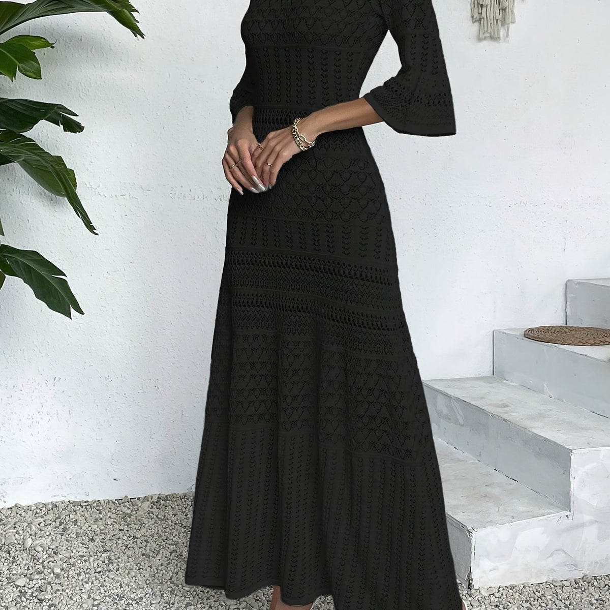 Elegant Red Maxi Dress
