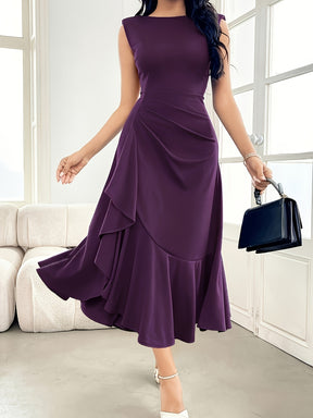 Elegant Sleeveless A-Line Evening Gown