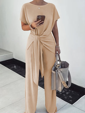 Elegant High Elastic Two-Piece Set