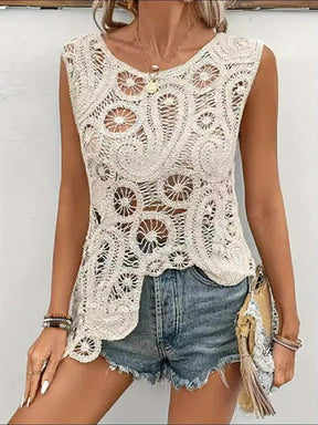 Elegant Sleeveless Knit Vest