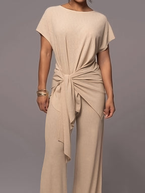Elegant High Elastic Two-Piece Set