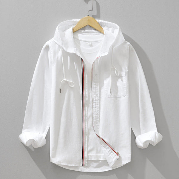 Adrien Linen Hoodie