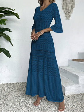 Elegant Red Maxi Dress