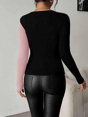 Viscose Blend, Long Sleeve, Solid Color for Spring/Autumn