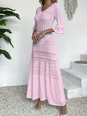 Elegant Red Maxi Dress