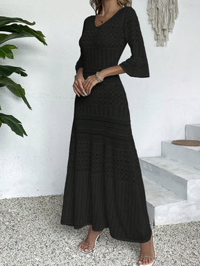 Elegant Red Maxi Dress