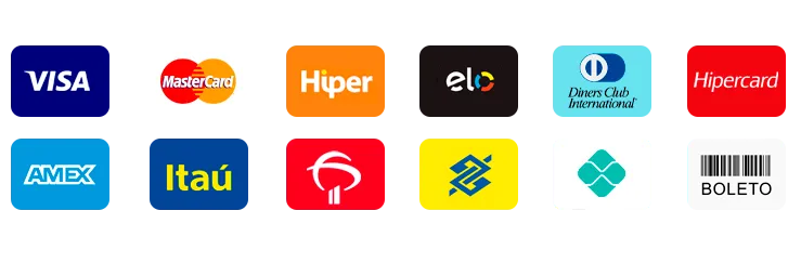 Formas de pagamento